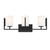 D258M-3B-MB - Cambria 24" 3-Light Vanity Matte Black Etched Glass - Designer Fountain