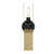 D263M-2WS-MB - U Turn 18" 2-Light Wall Sconce Matte Black - Designers Fountain