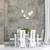 D270H-5CH-PN - Zio 24" 5-Light Chandelier Polished Nickel - Designers Fountain
