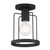 D273M-SF-MB - Tafo 7" 1-Light Matte Black Semi-Flush Mount - Designers Fountain