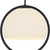 D274M-16P-MB - Eterna 16" 1-Light Pendant Matte Black 60W - Designers Fountain