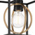 D276M-8P-MB - Kew Gardens 8.5" Matte Black 1-Light Pendant Convertible - Designers Fountain