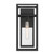 D277M-7EW-BK - Burton 16in Outdoor Wall Lantern - Designer Fountain