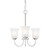 D278M-3CH-BN - Bronson 18" 3-Light Brushed Nickel Chandelier - Designers Fountain