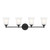 D278M-4B-MB - Bronson 31.75" 4-Light Matte Black Vanity Light - Designers Fountain