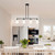 D278M-IS-MB - Bronson 4-Light Island Light Matte Black - Designer Fountain
