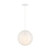 D282M-11P-MW - Circo 12" 1-Light Matte White Pendant Ceiling Light - Designer Fountain