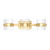 D284C-3B-BG - 24.25in 3-Light Vanity Light Brushed Gold - Designer Fountain