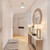 D287M-SF-BG - Biba 8.25" 1-Light Brushed Gold Semi-Flush Mount Ceiling Light - Designers Fountain