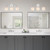 D289M-3B-PN - Dita 23" 3-Light Vanity Polished Nickel - Designer Fountain