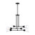 D290C-6CH-MB - Norro 33.5" 6-Light Matte Black Chandelier - Designers Fountain