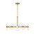 D294C-5CH-BG - Litto 26.25" 5-Light Brushed Gold Chandelier - Designer Fountain