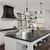 D299M-14P-MB - Alonzo 14" 1-Light Pendant Matte Black 60W - Designer Fountain