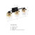 D306M-3B-MB - Gatsby 24" 3-Light Vanity Light Matte Black - Designers Fountain