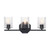 D309M-3B-MB - Haven 24" 3-Light Matte Black Vanity Light 60W 120V - Designers Fountain