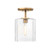 D309M-SF-OSB - 10" 1-Light Semi Flush Old Satin Brass - Designer Fountain