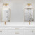 D310M-2B-BG - 16" 2-Light Brushed Gold Vanity Light 2-Light - Designers Fountain