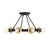 D313C-SF-MB - 16" 8-Light Semi-Flush Mount - Designer Fountain