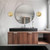 D313C-WS-MB - Harmoni 9" 1-Light Matte Black Wall Sconce - Designers Fountain