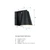 D326M-7EW-BK - 7.75" Black Dark Sky LED Outdoor Wall Sconce - Designers Fountain