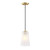 D328M-6PB-BG - 6" 1-Light Pendant - Designer Fountain