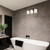 D338M-3B-MB - Bluestone Ridge 24" 3-Light Vanity Matte Black 60W - Designers Fountain