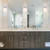 D338M-WS-BN - Bluestone Ridge 6" 1-Light Wall Sconce Brushed Nickel 60W - Designers Fountain