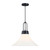 D339M-18P-MB - 18" Evergreen Oasis 1-Light Pendant Matte Black 120V - Designer Fountain