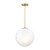 D342M-14P-BG - 14" Pixie 1-Light Pendant Brushed Gold - Designer Fountain