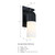 D348M-22EW-BK - 22" Black Outdoor Wall Sconce 1-Light 60W - Designers Fountain