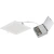 EV685SWMVWH50 - 6 in. Square 5CCT Slim Panel Downlight - Designer Fountain