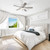 FHP-GLT52B3-BN - 52" Gallant Hugger LED Ceiling Fan 3000K Brushed Nickel - Designer Fountain