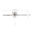 FHP-GLT52B3-BN - 52" Gallant Hugger LED Ceiling Fan 3000K Brushed Nickel - Designer Fountain