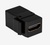 6107-BK - HDMI Keystone Jack Insert Black - Enerlites