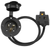 66215-BK - Flanged Inlet 22 Inch Extension Cord 15A NEMA 5-15P Black - Enerlites