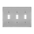 7713M - Mid-Size 3-Gang Toggle Wall Plate - Enerlites