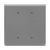 8802O-GY - Oversized 2-Gang Blank Wall Plate Gray - Enerlites