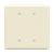 8802O-LA - Oversized 2-Gang Blank Wall Plate Light Almond Thermoplastic - Enerlites