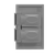 8821-WPH-GY - 1-Gang Horizontal Weatherproof Duplex Wall Plate Gray - Enerlites