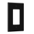 8831M-MBK - Mid-Size 1-Gang Decorator/GFCI Matte Black Wall Plate - Enerlites