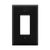 8831O-BK - Oversize 1-Gang Decorator GFCI Wall Plate Black 5.5x3.5 - Enerlites