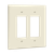 8832O-LA - Over-Size 2-Gang Decorator/GFCI Wall Plate Light Almond - Enerlites