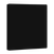 SI8802-BK - 2-Gang Screwless Blank Wall Plate Black Thermoplastic - Enerlites
