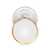 GBFM-13-8CP3-SV-TD-WH-GT​ - Gatsby Flush Mount 13”, 120V, 1400lm, 3CCT (30/40/50K), White Finish​