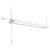 SH-42HO-840K-SV​ - 4.5“ x 42" Linkable Shop Light, 80CRI