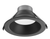 DL254-10-40W-M-A5C5-HO-BK - 10" LED Round Commercial Downlight 5CCT 120-347V Black - Lotus LED