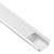 LH-2408-SW-4FT - 4 ft Recessed Aluminum Profile 24x8mm White Diffuser Pack of 10 - Lotus LED