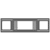 RIP-M-23 - 26" Flat Mounting Plate for Multi 2 & 3 Head LLL-M2 LLL-M3 - Lotus LED