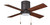 1023OB-WT-ES - Metalis 42in 4-Blade LED ES Hugger Ceiling Fan - RP Lighting + Fans
