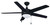 1045LED-1MBK-MBK - Mirage IV 52in 5-Blade LED Ceiling Fan 3000K - RP Lighting + Fans